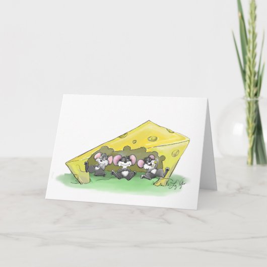 Mic, Mac en Moe's oogstfeest kunst Kaart (Voorkant)