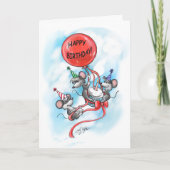 Mic, Mac en Moe's verjaardagsfeestje Kaart (Voorkant)