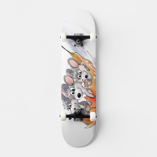 Mic, Mac en Moe's Winter Holiday Skateboard (Voorkant)