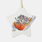 Mic, Mac en Moe's Winter Holiday Star Ornament (Rechts)