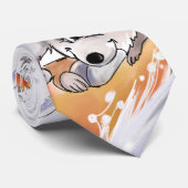 Mic, Mac en Moe's Winter Holiday Stropdas (Opgerold)