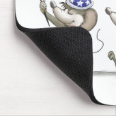Mic, Mac & Moe's Happy 4 juli Mousepad Muismat (Hoek)