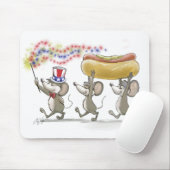 Mic, Mac & Moe's Happy 4 juli Mousepad Muismat (Met muis)