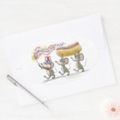 Mic, Mac & Moe's Happy 4 juli Sticker (Envelop)