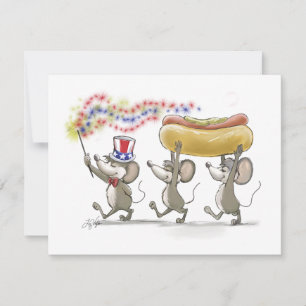 Mic, Mac & Moe's Happy 4 van de uitnodigingen van