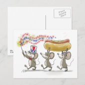 Mic, Mac & Moe's Happy 4 van het Briefkaart van ju (Voorkant / Achterkant)