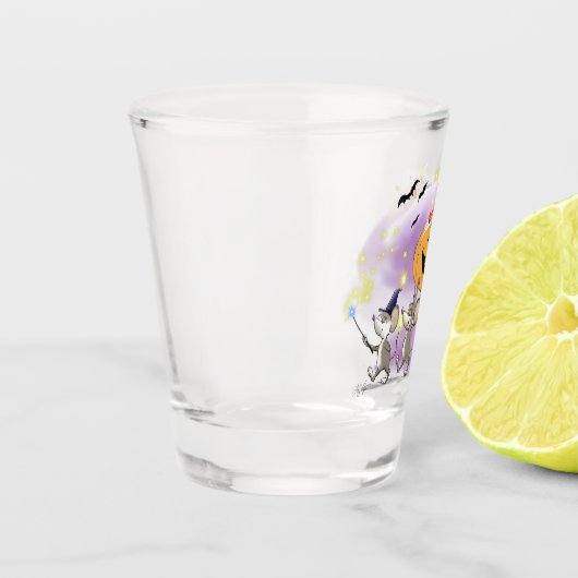 Mic, Mac & Moe's Happy Halloween Shot glas (Links)