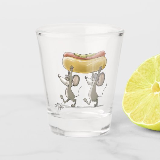 Mic & Mac's Picnic/BBQ Shot glass Glas (Voorkant)
