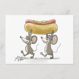 Mic & Mac's Picnic/BBQ Vierde van juli Uitnodiging