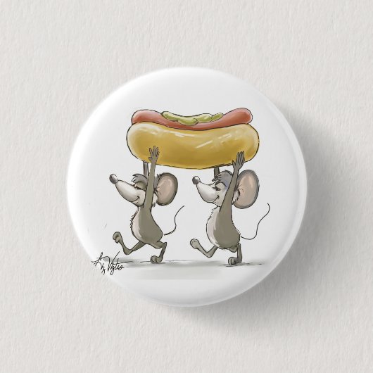 Mic & Mac's Picnic Button (Voorkant)