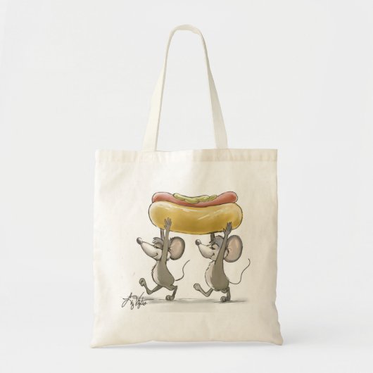 Mic & Mac's Picnic Canvas tas (Voorkant)