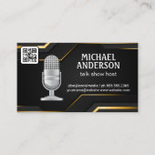 MIC | Podcast-host | QR-code Visitekaartje (Voorkant)