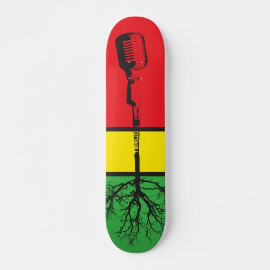 "MIC ROOTS" PERSOONLIJK SKATEBOARD (Voorkant)