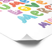 Micah 6:8, Bijbelversie, scripts, zenuwkunst Foto Afdruk (Hoek)