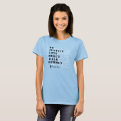 Micah 6:8 Hebreeuwse vrouwen t-shirt (Voorkant volledig)
