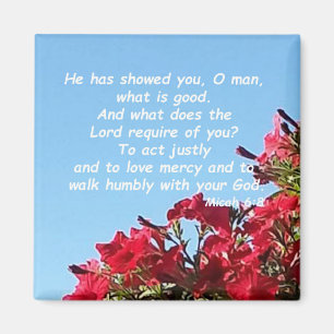 Micah 6:8 magneet