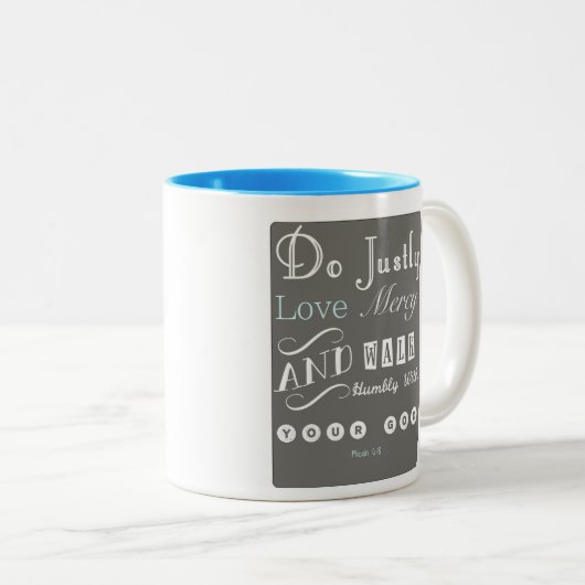 Micah 6:8 Mok (Voorkant rechts)