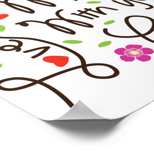 Micah 6 8 Seek Justice Love Mercy Walk Humble Poster (Hoek)