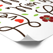 Micah 6 8 Seek Justice Love Mercy Walk Humble Poster (Hoek)