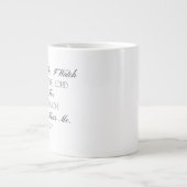 Micah 7:7 Hope Bible Verse Mug  Grote Koffiekop (Voorkant)