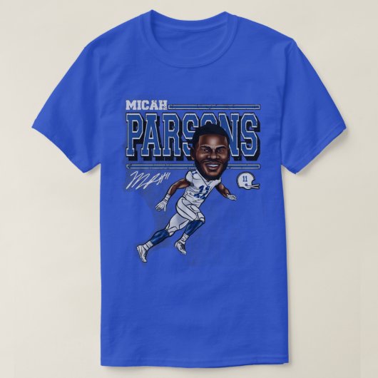 Micah Parsons Dallas toon TShirt 1 (Design voorkant)