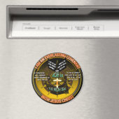 Micah Seal Groot, 3 inch ronde magneet (Insitu (Vaatwasser))