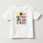 Mice 4th Birthday T-shirts en cadeautjes (Voorkant)