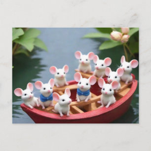 Mice Ahoy! Leuke dierlijke muis Briefkaart