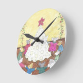 Mice around a Cheese Christmas Tree Ronde Klok (Hoek)