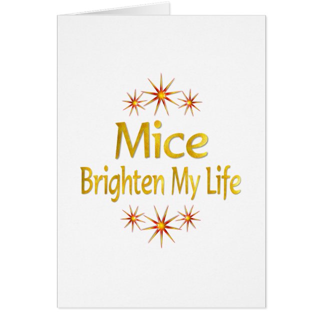 Mice Brighten Mijn leven (Voorkant)