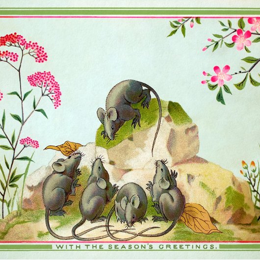  Mice Christmas Kaart