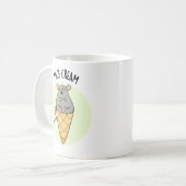 Mice Cream Funny Ice Cream Pun Koffiemok (Voorkant links)