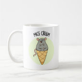 Mice Cream Funny Ice Cream Pun Koffiemok (Links)