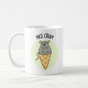Mice Cream Funny Ice Cream Pun Koffiemok