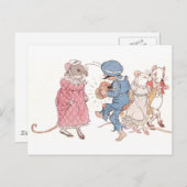 Mice Dansend to Concertina Briefkaart (Voorkant / Achterkant)