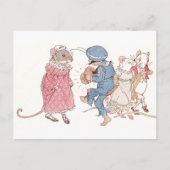 Mice Dansend to Concertina Briefkaart (Voorkant)