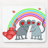 Mice in Love Valentijns Muismat (Voorkant)