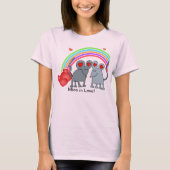 Mice in Love Valentijns T-shirt (Voorkant)