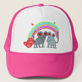 Mice in Love Valentijns Trucker Pet