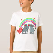 Mice in Love Valentijnse Kinderen T-shirt (Voorkant)