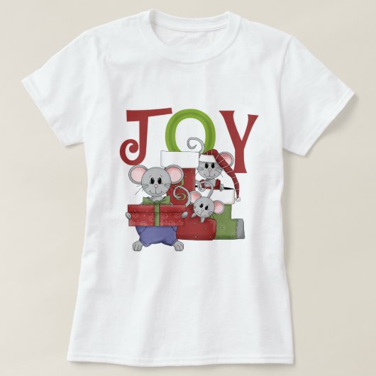 Mice JOY kerstT-shirts en cadeautjes T-shirt (Design voorkant)