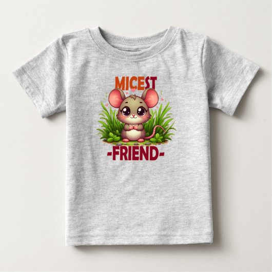 Micest Friend grappige woordspeling Schattigee bab (Voorkant)