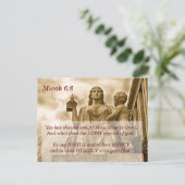 Micha 6 8 Schriftgeheugen Kaart (Staand voorkant)