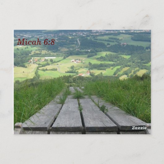 Micha 6 8 Schriftgeheugen Kaart (Achterkant)