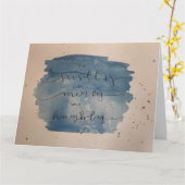 Micha 6:8 Waterverf Kaart - Blank Inside (Gele Bloem)