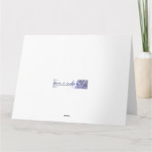 Micha 6:8 Waterverf Kaart - Blank Inside (Achterkant)