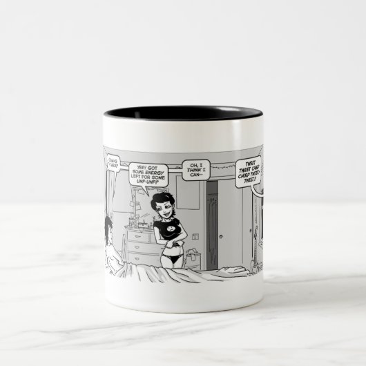 michael2 tweekleurige koffiemok (Center)