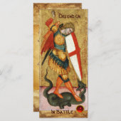 Michael Archangel en Dragon Sienese Gebed (Voorkant / Achterkant)