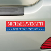 Michael Avenatti Voor President 2020 Bumpersticker (Op auto)