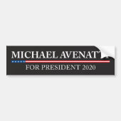 Michael Avenatti Voor President 2020 Bumpersticker (Voorkant)
